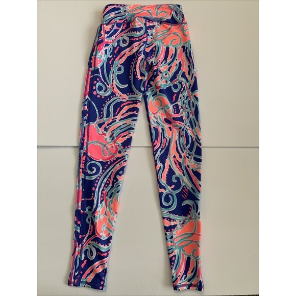 Lilly Pulitzer Jellies Be Jammin WEEKENDER LEGGINGS Pants Luxletic XS WORN ONCE - Picture 7 of 10